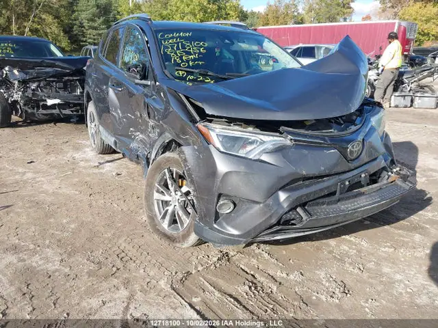 2T3RFREV2JW815456 — 2018 Toyota RAV4 Adventure/XLE, Передняя часть (Front), фото до ремонта