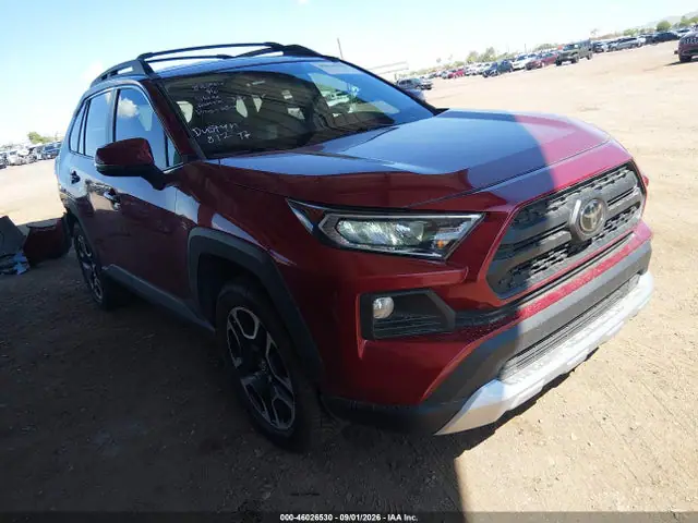 2T3J1RFV1KW040563 — 2019 Toyota RAV4 Adventure, Задняя часть (Rear), фото до ремонта