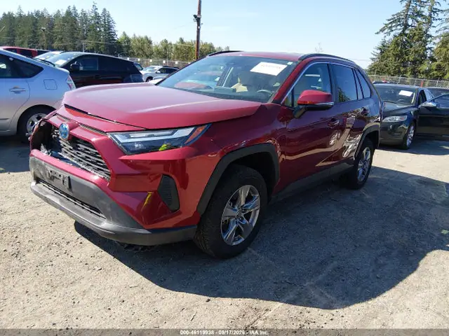 2T3MWRFV4RW193415 — 2024 Toyota RAV4 Hybrid LE, фото 2 с аукциона IAAI 30.09.2026, Передняя часть