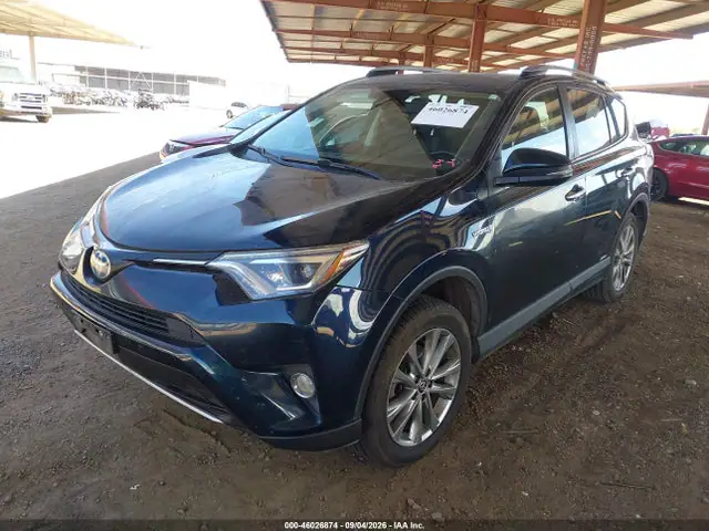 JTMDJREV2HD070952 — 2017 Toyota RAV4 Hybrid Limited, фото 2 с аукциона IAAI 06.10.2026, Задняя часть