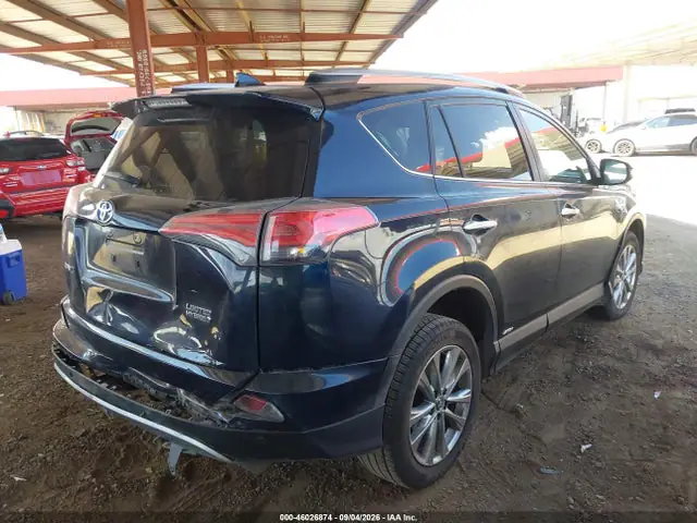 JTMDJREV2HD070952 — 2017 Toyota RAV4 Hybrid Limited, фото 4 с аукциона IAAI 06.10.2026, Задняя часть