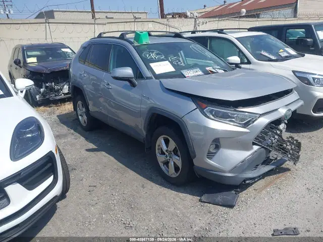 2T3DWRFV0KW026362 — 2019 Toyota RAV4 Hybrid Limited, Передняя часть (Front End), фото до ремонта