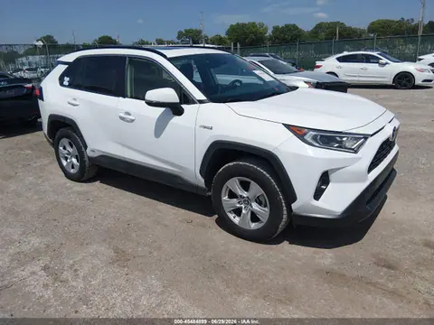 JTMRWRFV0KD029393 — 2019 Toyota RAV4 Hybrid XLE, Град (Hail), фото до ремонта