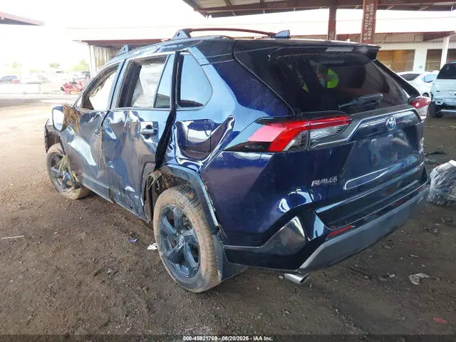 4T3E6RFV8LU004809 — 2020 Toyota RAV4 Hybrid XSE, фото 3 с аукциона IAAI 13.10.2026, Подтопление