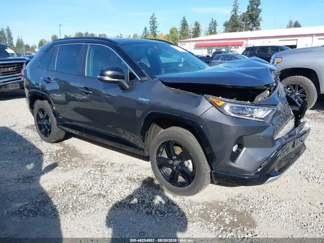 4T3E6RFV4MU058125 — 2021 Toyota RAV4 Hybrid XSE, Передняя часть (Front End), фото до ремонта