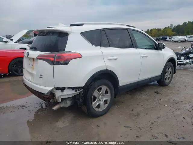 2T3BFREVXGW417440 — 2016 Toyota RAV4 LE, фото 4 с аукциона IAAI 13.10.2026, Задняя часть