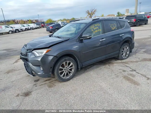 2016 Toyota Rav4 Limited Hybrid VIN JTMDJREV5GD004670 фото 2