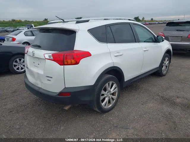 2T3DFREV9FW273905 — 2015 Toyota RAV4 Limited, фото 4 с аукциона IAAI 14.10.2026, Задняя часть