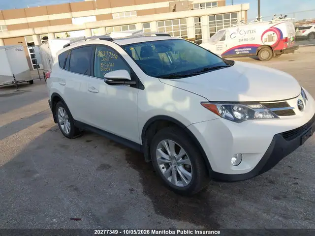 2T3DFREV6FW300431 — 2015 Toyota RAV4 Limited, Град (Hail), фото до ремонта