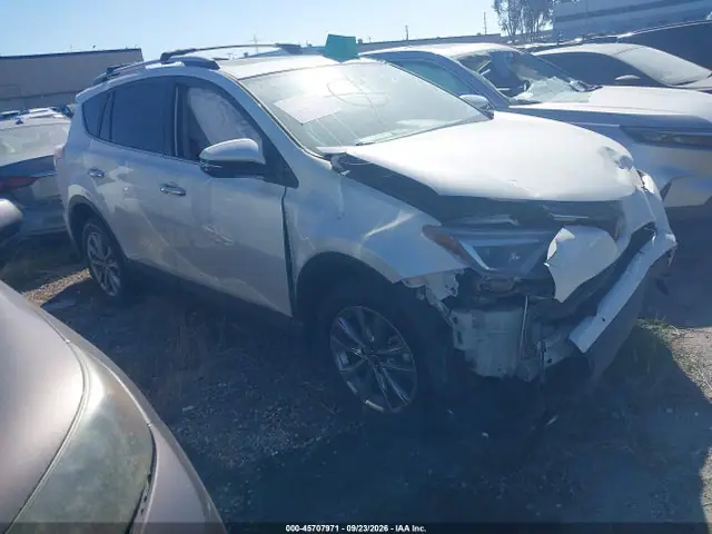 JTMYFREV9GJ081935 — 2016 Toyota RAV4 Limited, Передняя часть (Front End), фото до ремонта