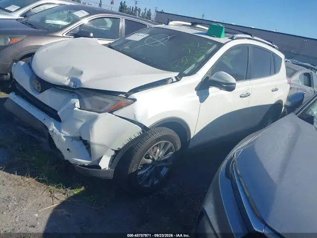 JTMYFREV9GJ081935 — 2016 Toyota RAV4 Limited, фото 2 с аукциона IAAI 30.09.2026, Передняя часть