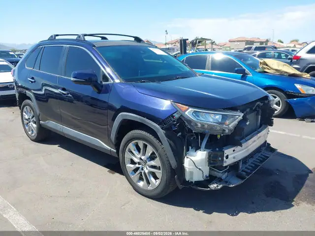 JTMN1RFV7KD522615 — 2019 Toyota RAV4 Limited, Передняя часть (Front & Rear), фото до ремонта
