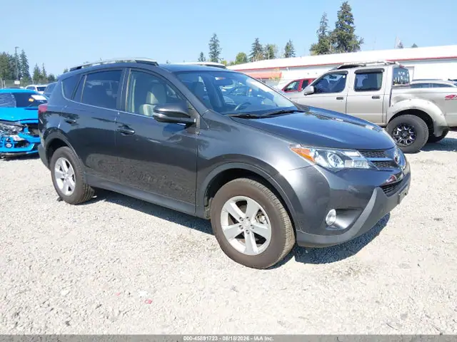 JTMRFREV9ED047283 — 2014 Toyota RAV4 XLE, Левый бок (Left Side), фото до ремонта