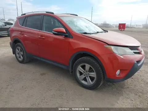 2T3RFREV4FW264860 — 2015 Toyota RAV4 XLE, Град (Hail), фото до ремонта