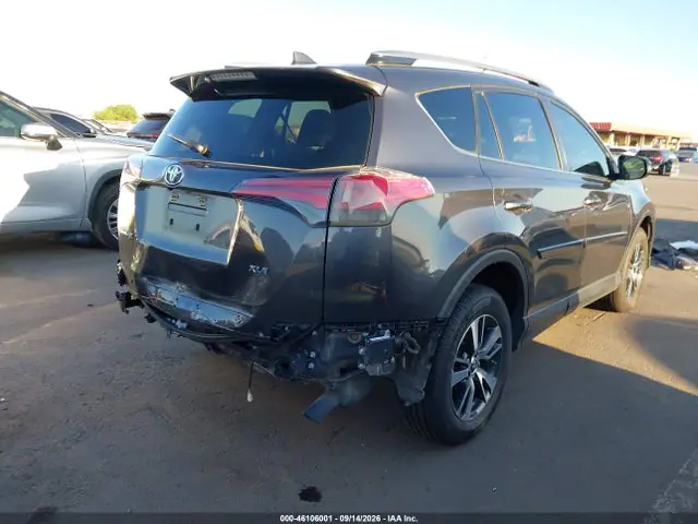JTMWFREV8JJ740005 — 2018 Toyota RAV4 XLE, фото 4 с аукциона IAAI 29.09.2026, Задняя часть