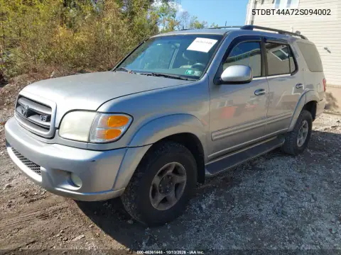 5TDBT44A72S094002 — 2002 Toyota Sequoia, фото 3 с аукциона IAAI, Естественный износ