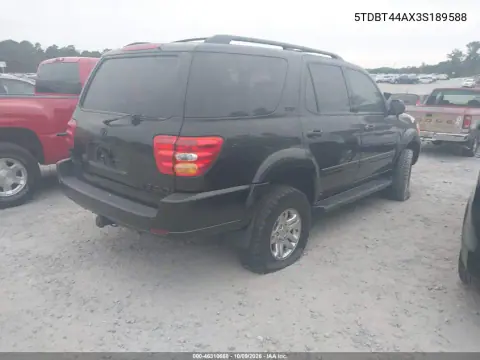 2003 Toyota Sequoia Sr5 V8 VIN 5TDBT44AX3S189588 фото 4