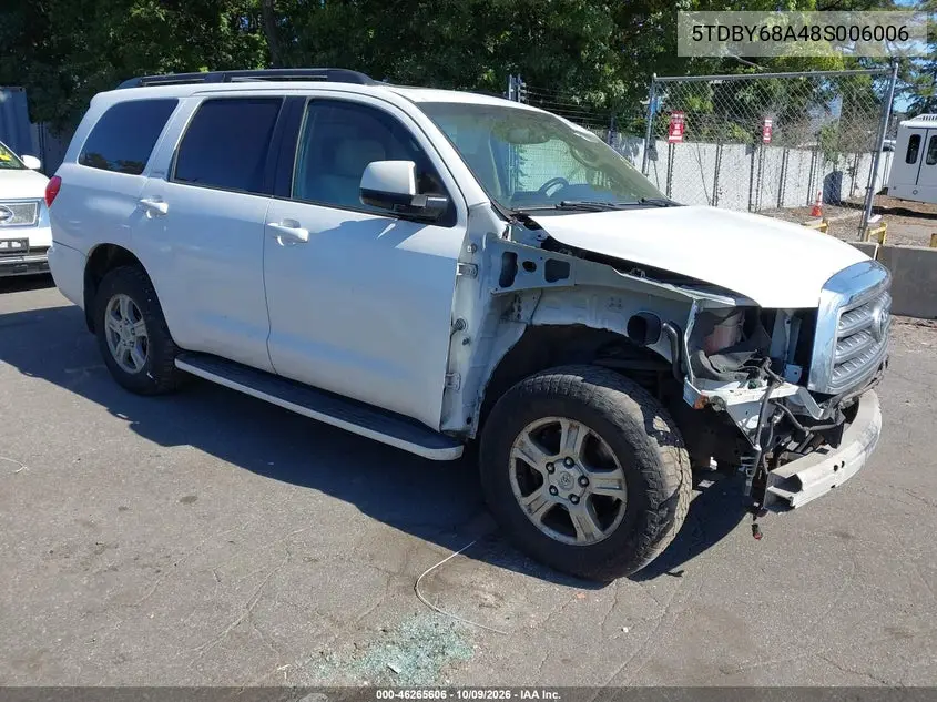 2008 Toyota Sequoia Limited 5.7L V8 VIN 5TDBY68A48S006006 фото 1