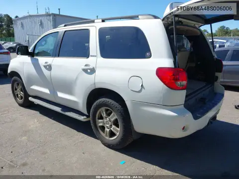 2008 Toyota Sequoia Limited 5.7L V8 VIN 5TDBY68A48S006006 фото 3