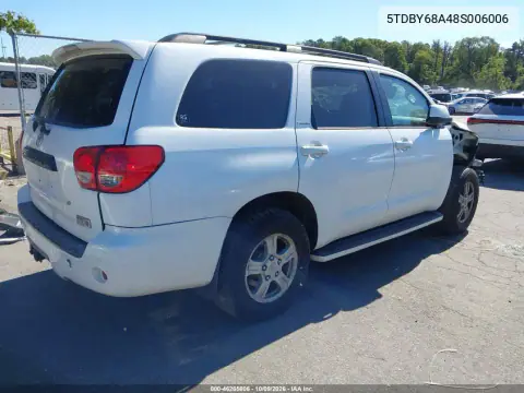 2008 Toyota Sequoia Limited 5.7L V8 VIN 5TDBY68A48S006006 фото 4