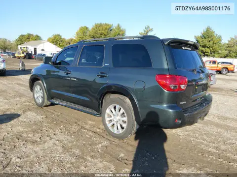 2008 Toyota Sequoia Sr5 5.7L V8 VIN 5TDZY64A98S001176 фото 4