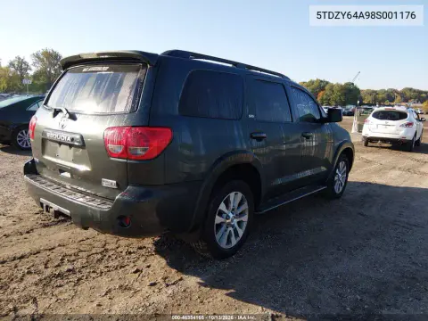 2008 Toyota Sequoia Sr5 5.7L V8 VIN 5TDZY64A98S001176 фото 5