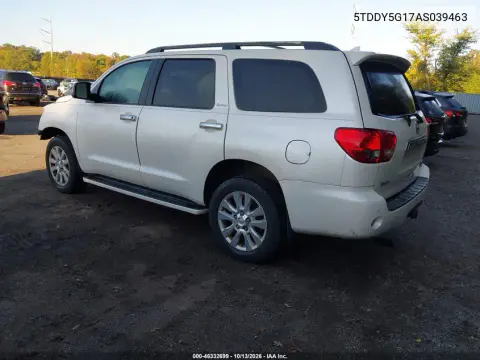 2010 Toyota Sequoia Platinum 5.7L V8 VIN 5TDDY5G17AS039463 фото 4