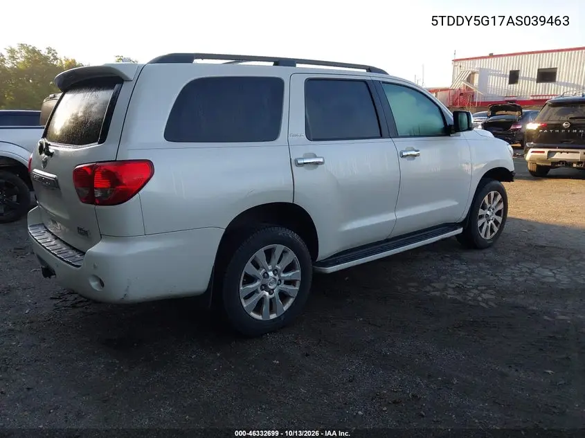 2010 Toyota Sequoia Platinum 5.7L V8 VIN 5TDDY5G17AS039463 фото 5