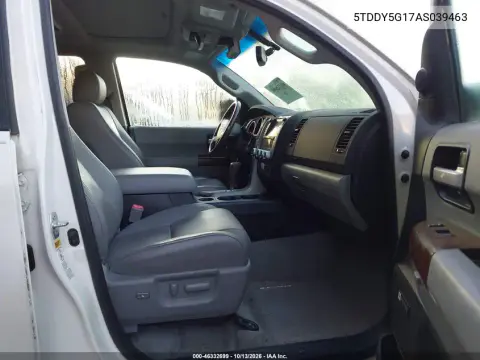 2010 Toyota Sequoia Platinum 5.7L V8 VIN 5TDDY5G17AS039463 фото 6