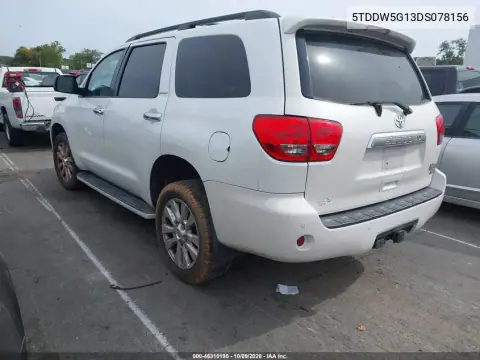 2013 Toyota Sequoia Platinum 5.7L V8 VIN 5TDDW5G13DS078156 фото 4