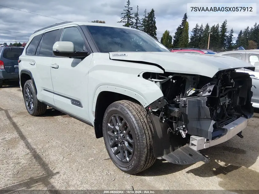7SVAAABA0SX057912 — 2025 Toyota Sequoia, фото 2 с аукциона IAAI, Передняя часть