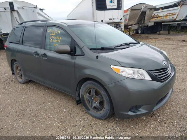 2014 Toyota Sienna Ce V6 VIN 5TDZK3DC4ES419092 фото 1