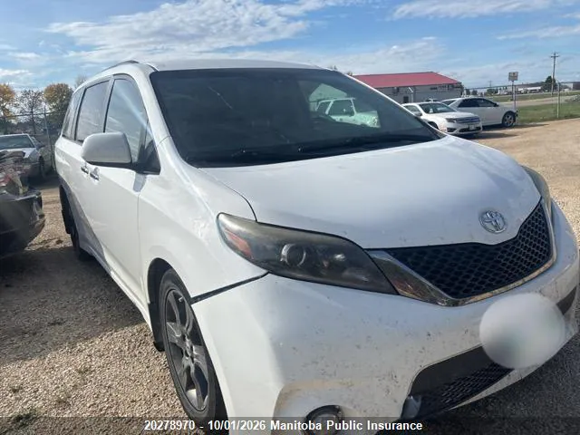 2016 Toyota Sienna Ce V6 VIN 5TDXK3DC2GS706456 фото 1