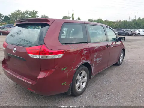 2014 Toyota Sienna L V6 7 Passenger VIN 5TDZK3DC8ES469512 фото 4