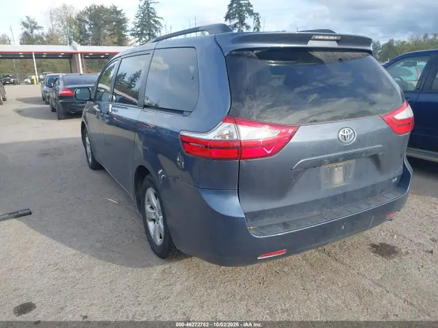 5TDKK3DC9FS572943 — 2015 Toyota Sienna LE 8 Passenger, фото 3 с аукциона IAAI 14.10.2026, Естественный износ