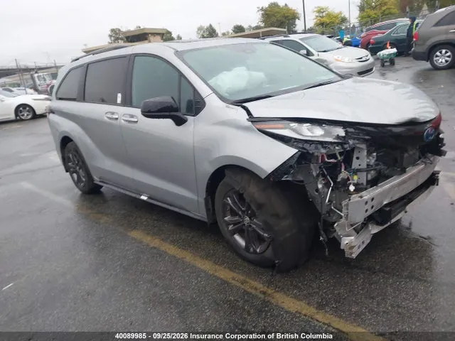 2025 Toyota Sienna Le/xse/limited/platinum VIN 5TDGSKFC9SS170282 фото 1