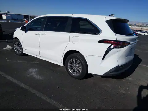 2021 Toyota SIENNA LE VIN 5TDKRKEC5MS034449 фото 3