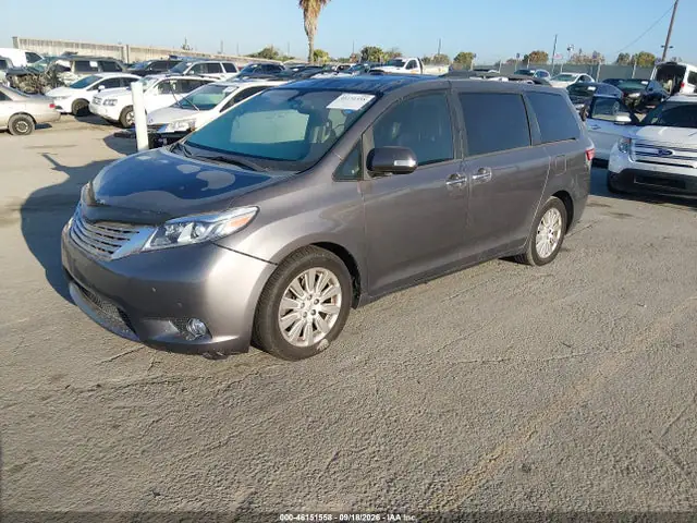 5TDYK3DC8FS592918 — 2015 Toyota Sienna Limited Premium 7 Passenger, фото 2 с аукциона IAAI 14.10.2026, Передняя часть справа