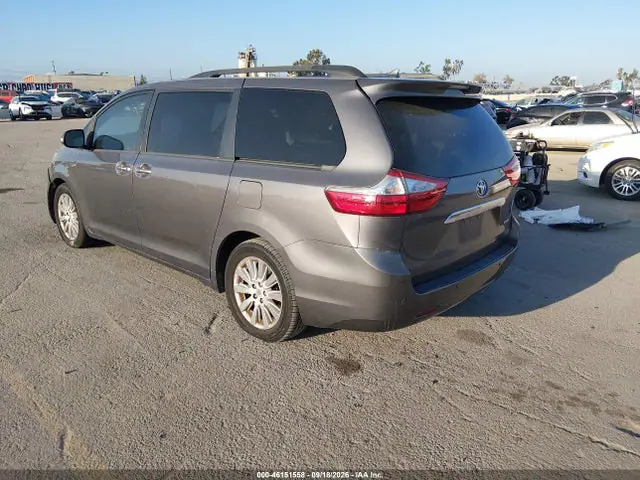5TDYK3DC8FS592918 — 2015 Toyota Sienna Limited Premium 7 Passenger, фото 3 с аукциона IAAI 14.10.2026, Передняя часть справа