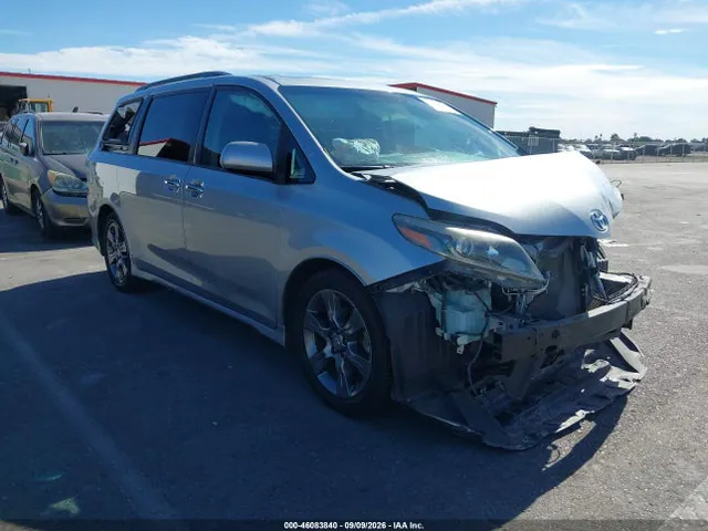 2016 Toyota Sienna Se Premium 8 Passenger VIN 5TDXK3DC0GS756529 фото 1