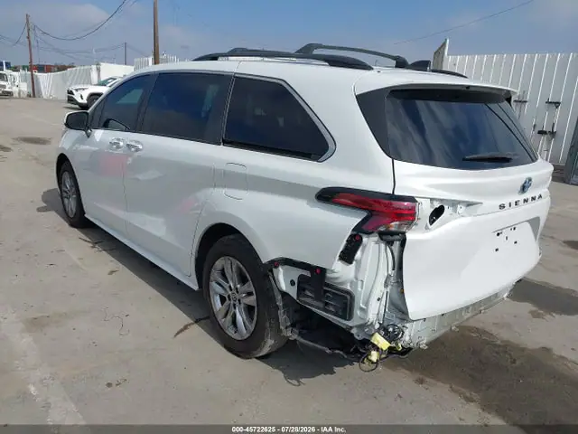 5TDJRKEC4NS113804 — 2022 Toyota Sienna XLE, фото 3 с аукциона IAAI 14.10.2026, Задняя часть