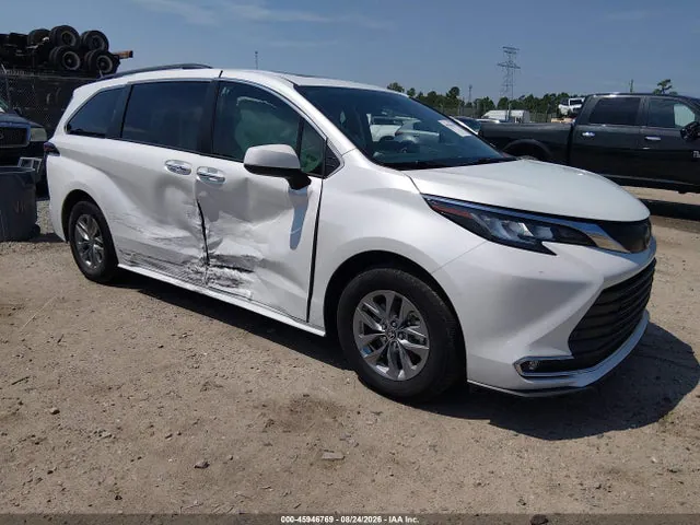 2022 Toyota SIENNA XLE VIN 5TDJRKEC7NS092060 фото 1