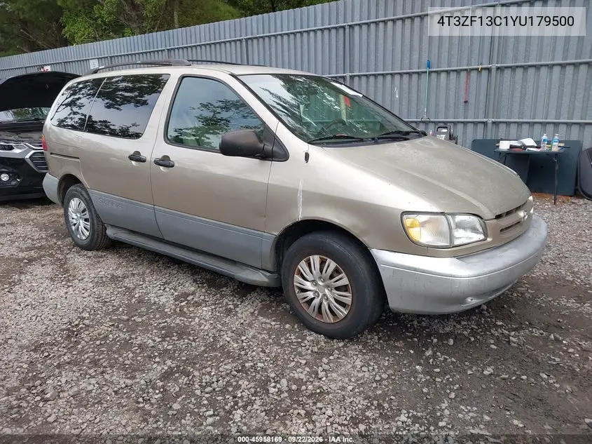 2000 Toyota Sienna Le VIN 4T3ZF13C1YU179500 фото 1