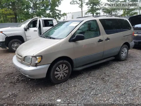 2000 Toyota Sienna Le VIN 4T3ZF13C1YU179500 фото 2