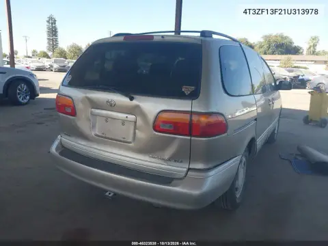 2000 Toyota Sienna VIN 4T3ZF13C2YU313978 фото 5