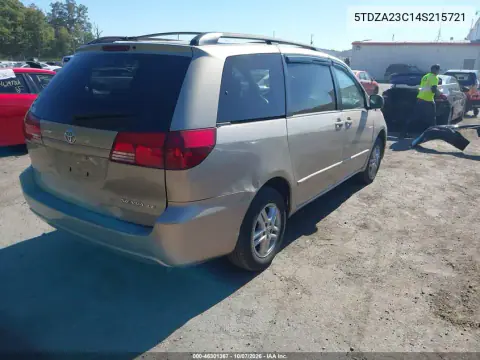 2004 Toyota Sienna Le VIN 5TDZA23C14S215721 фото 5