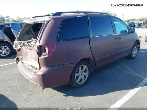 5TDZA23C04S094860 — 2004 Toyota Sienna, фото 5 с аукциона IAAI, Задняя часть