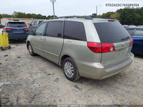 2006 Toyota Sienna Le VIN 5TDZA23C76S389554 фото 4