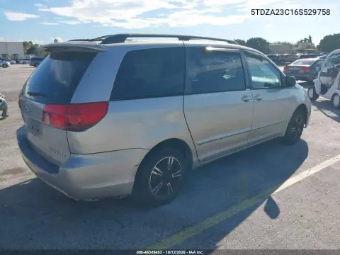 5TDZA23C16S529758 — 2006 Toyota Sienna, фото 5 с аукциона IAAI 22.10.2026, Естественный износ