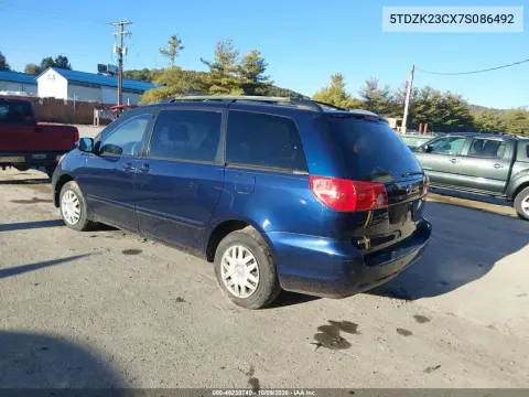 2007 Toyota Sienna Le VIN 5TDZK23CX7S086492 фото 4